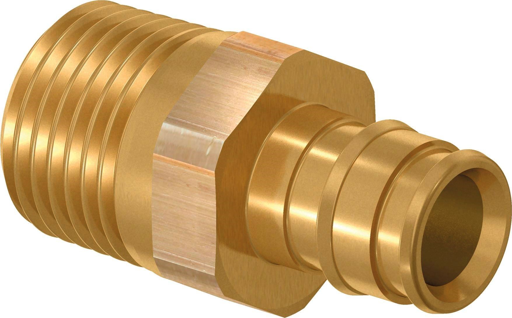 Uponor Q&E - Messing fitting
- Kartonnen doos verpakking
 PL 16-R1/2"MT