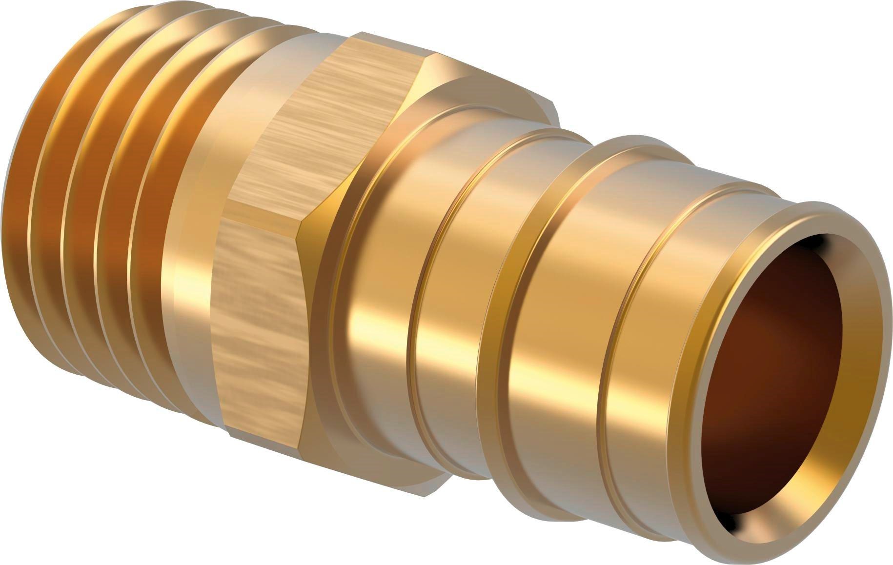 Uponor Q&E - Messing fitting
- Kartonnen doos verpakking
 PL 25-R3/4"MT
