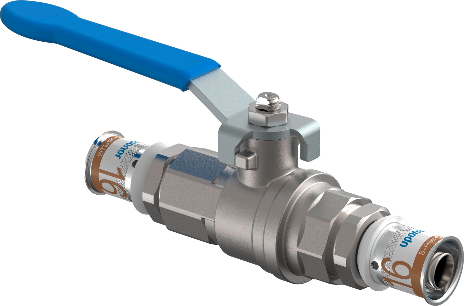 Uponor S-Press PLUS kogelkraan met hendel 16
