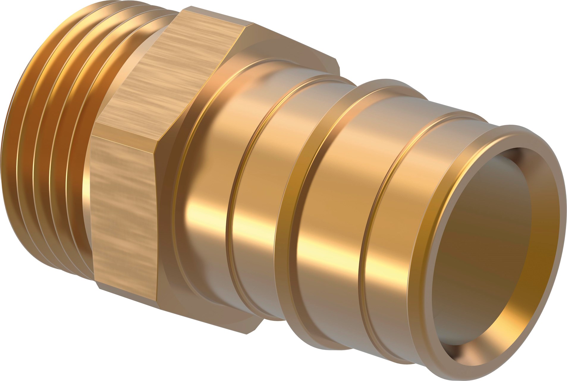 Uponor Q&E - Messing fitting
- Kartonnen doos verpakking
 PL 25-G3/4"MT