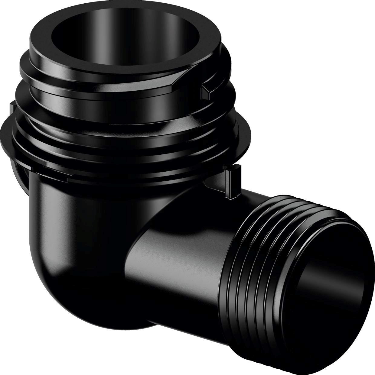 Uponor Aqua PLUS MT overgangsknie buitendraad PPM 1" G3/4"MT