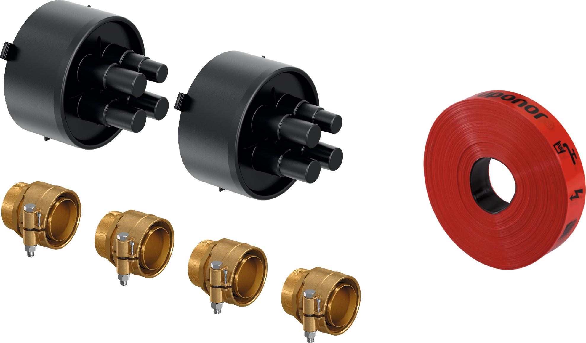 Uponor Ecoflex Thermo -pijpaansluitset Twin HP 32x2,9/140