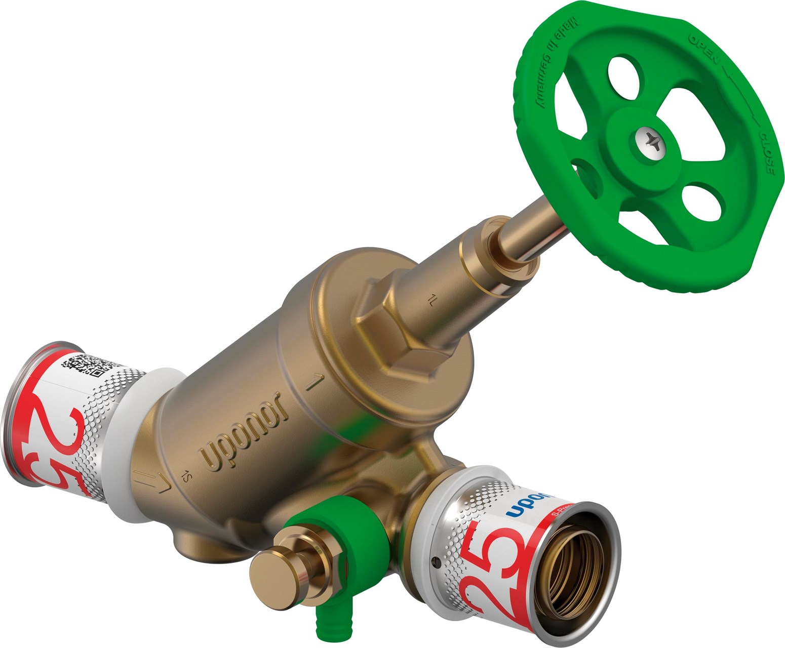 Uponor S-Press PLUS stopkraan spindel 25