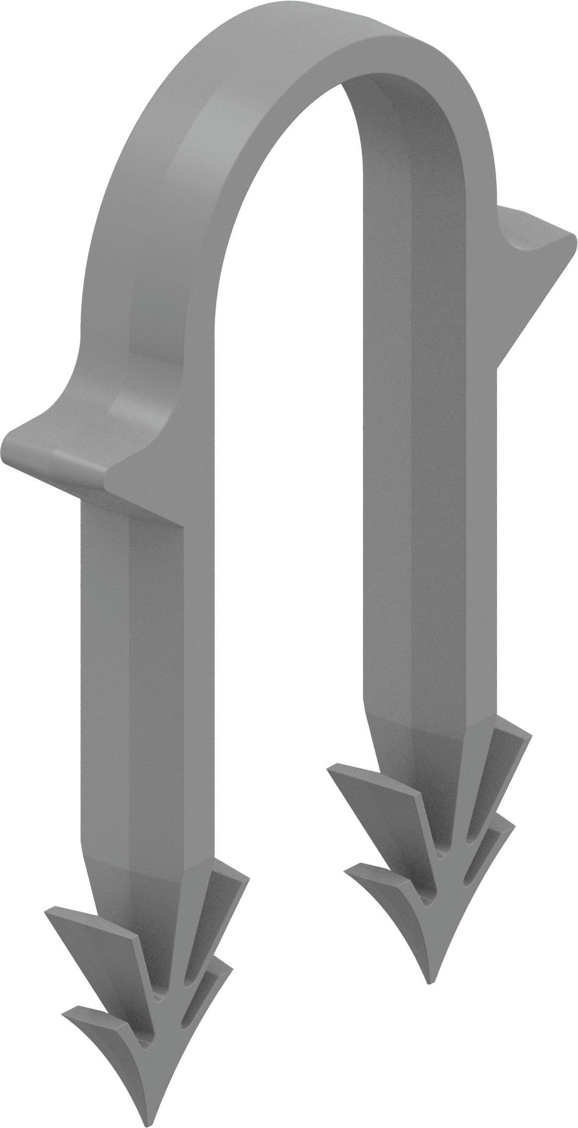 Uponor Tacker Pipe Clip Long Set = 250pce 14-20mm H=50mm