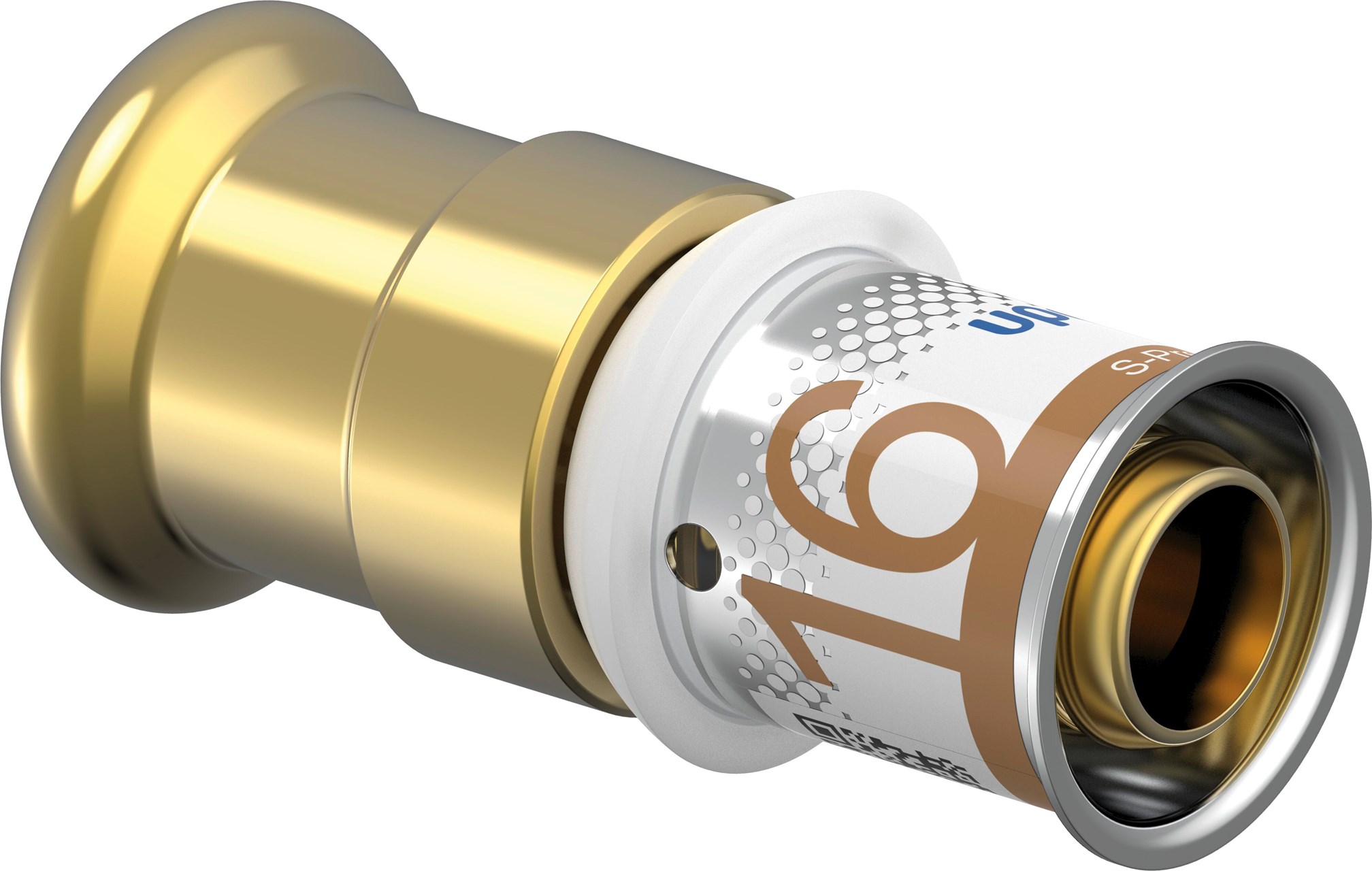 Uponor S-Press PLUS Adapter voor koperen en roestvrijstalen buizen  16-15CU-SST
