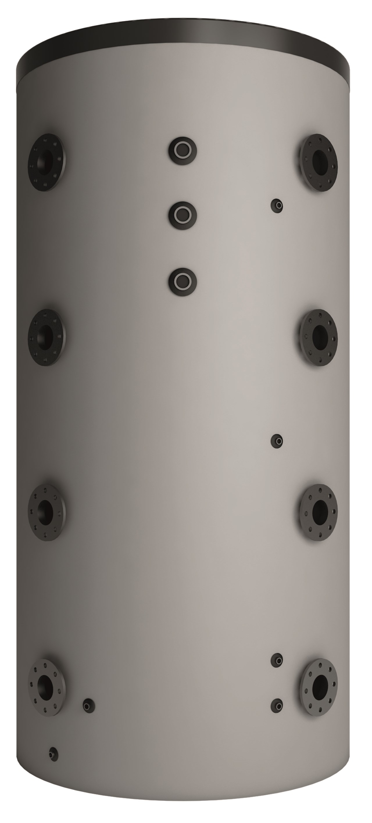 alpha innotec Buffervat 1500L diffusiedicht geïsoleerd