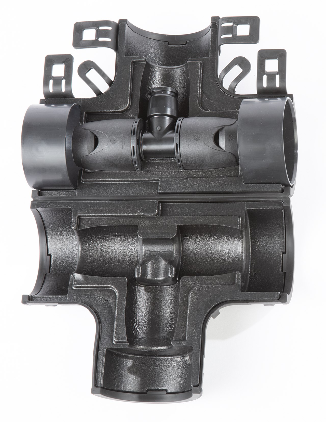 Georg Fischer COOL-FIT 4.0 Push System T-stuk 90° recht d25