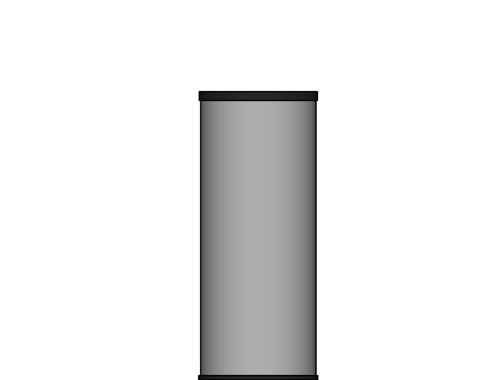 Scheidingsbuffervat 500L zilvergrijs