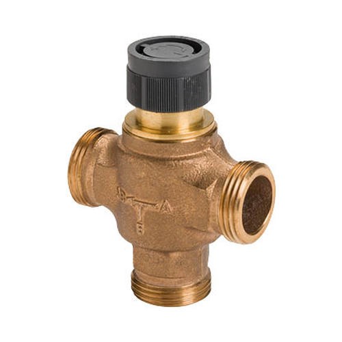 Komfort 3-Wegmengkraan PN 16 Brons, M30x1,5 DN20 1"