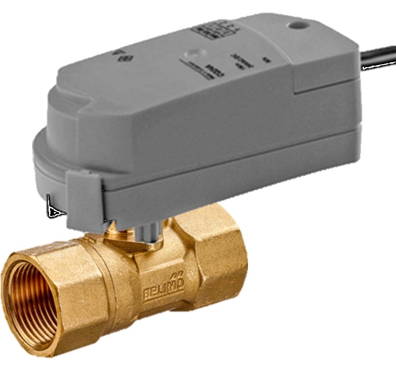 Komfort  1x2-wegklep 1” DN25 incl. 230V aandrijving T.b.v. 2-pijps systemen