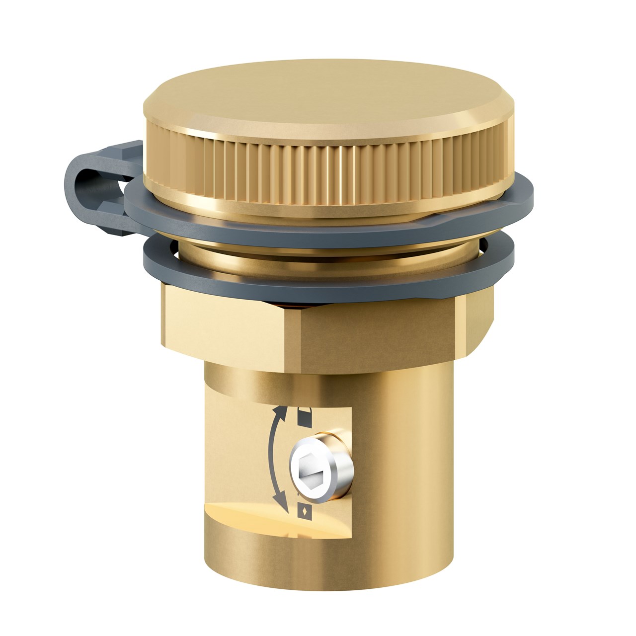 Komfort Vul/aftap adapter G¾ bu.Dr. Tbv inregelventiel