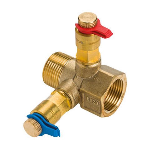 Komfort Meetflens brons PN 25, 2 meetpunten, DN 25 1"