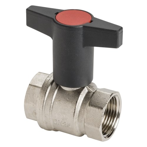 Komfort Kogelkraan messing bi,knevelgr.Kunstst.DN25 1"