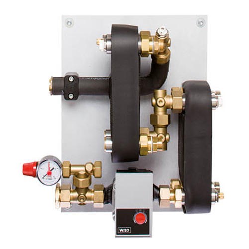 Komfort scheidingsunit twee platenwisselaars 12 kW verwarmen, 5 kW koelen