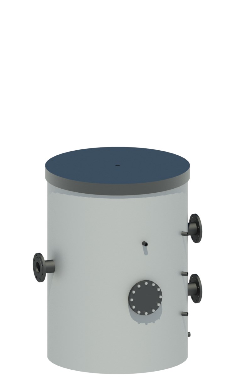 Komfort isolatie buffervat 500l verwarmen neodul 80mm