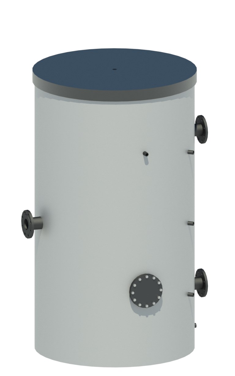 Komfort isolatie buffervat 1200l verwarmen neodul 80mm