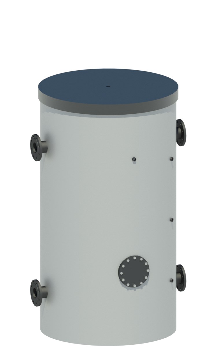 Komfort isolatie cascade buffervat 750L verwarmen(+koel) tbv Komfort cascade buffervat koelisolatie al gemonteerd