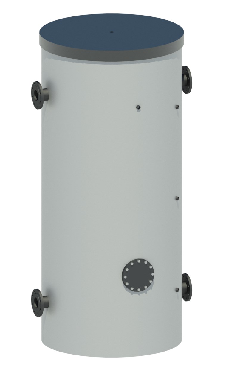 Komfort isolatie cascade buffervat 1000L verwarmen(+koel) tbv Komfort cascade buffervat koelisolatie al gemonteerd