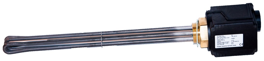 alpha innotec E-element 4,5 kW, aansluitspanning 3~N/PE 400V / 50Hz, inbouwdiepte 450 mm.