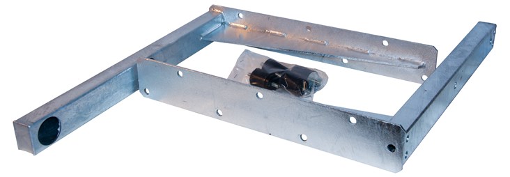 alpha innotec WKS, Verzinkte console voor wandbevestiging met trillingsdempers t.b.v. LWD, LWDV & HYBROX 5 & 8