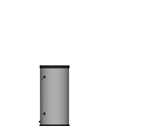 Buffervat 200L diffusiedicht geïsoleerd TPSK 200.2