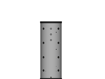 Buffervat 500L diffusiedicht geïsoleerd