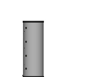 Buffervat 500L diffusiedicht geïsoleerd