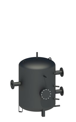Komfort buffervat 500l, excl. isolatie, tbv alpha innotec WP pro series