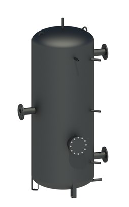Komfort buffervat 1000l, excl. isolatie, tbv alpha innotec WP pro series