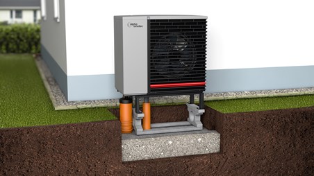 alpha innotec bodemfundament BF-P warmtepomp voor Hybrox 5, 8, 11 & 16