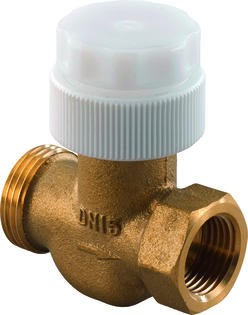 Uponor Vario retour fijninregelafsluiter 1/2" - G3/4