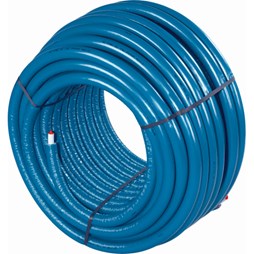 Uponor Uni Pipe PLUS wit voorgeïsoleerd S10 WLS 035 25x2,5 blue 50m