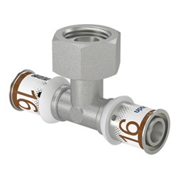 Uponor S-Press PLUS SK-T-stuk Geberit 16-G1/2"FT-16