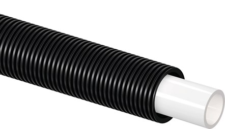 Uponor Radi Pipe naturel in mantelbuis PN6 black 25x2,3 34/28 50m