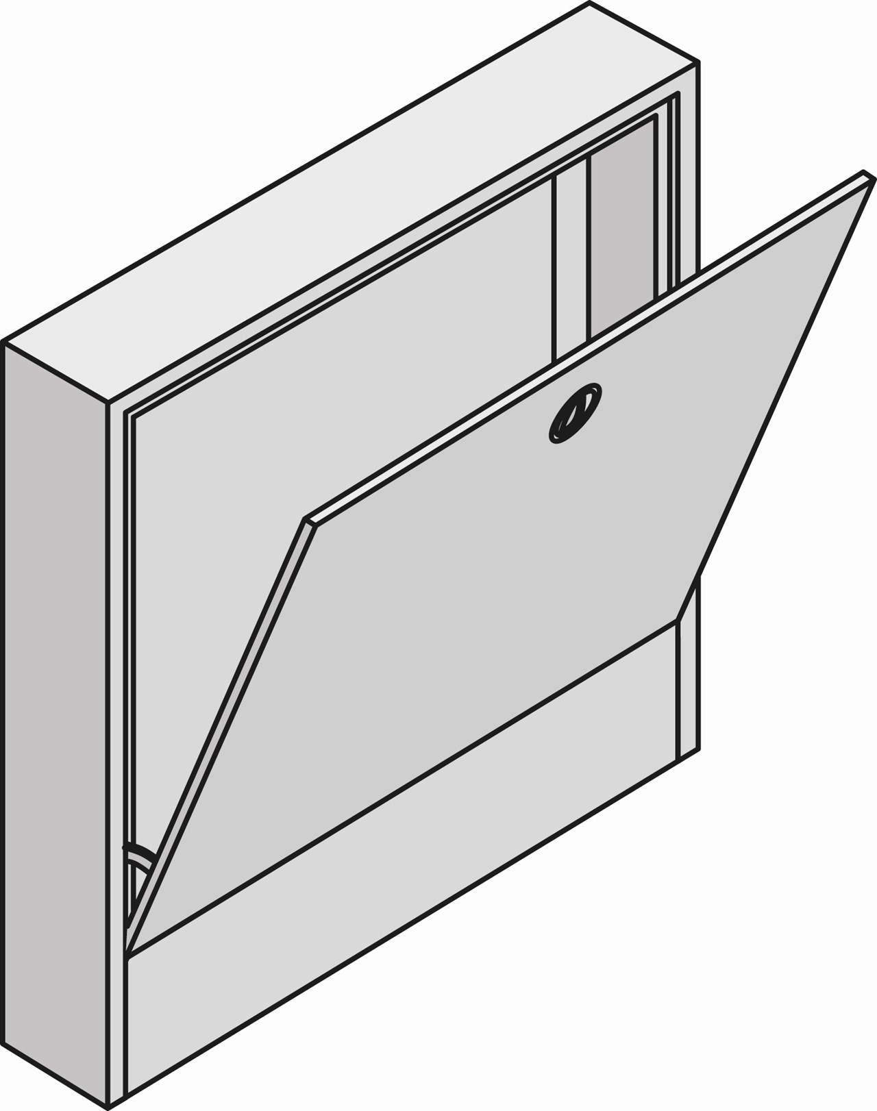 Uponor Magna verdelerkast opbouw 1910x835x200mm