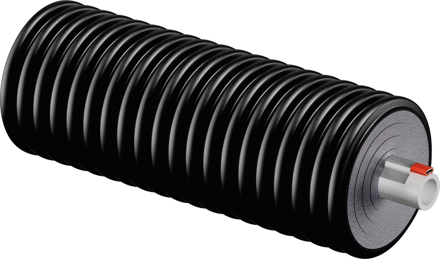 Uponor Ecoflex Aqua +verw.kabel, Single 32x4,4/140 1x12W/m 70°C