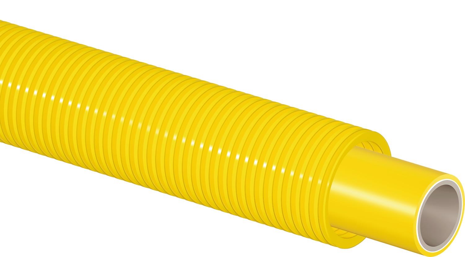 Uponor GAS MLC leiding geel in mantel, 32X3,0 - 42/36 geel 50m