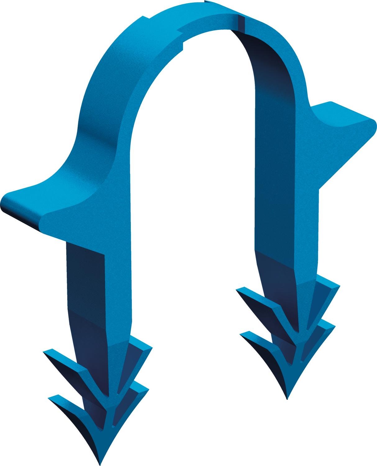 Uponor Tacker clips 14-20mm h=40mm - Uponor Smart Tackerclip, standaard ...