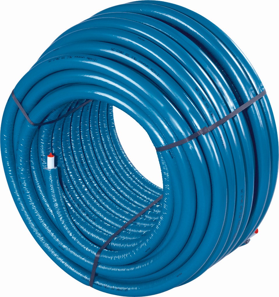 Uponor Uni Pipe PLUS wit voorgeïsoleerd S4 WLS 040 32x3,0 blue 50m