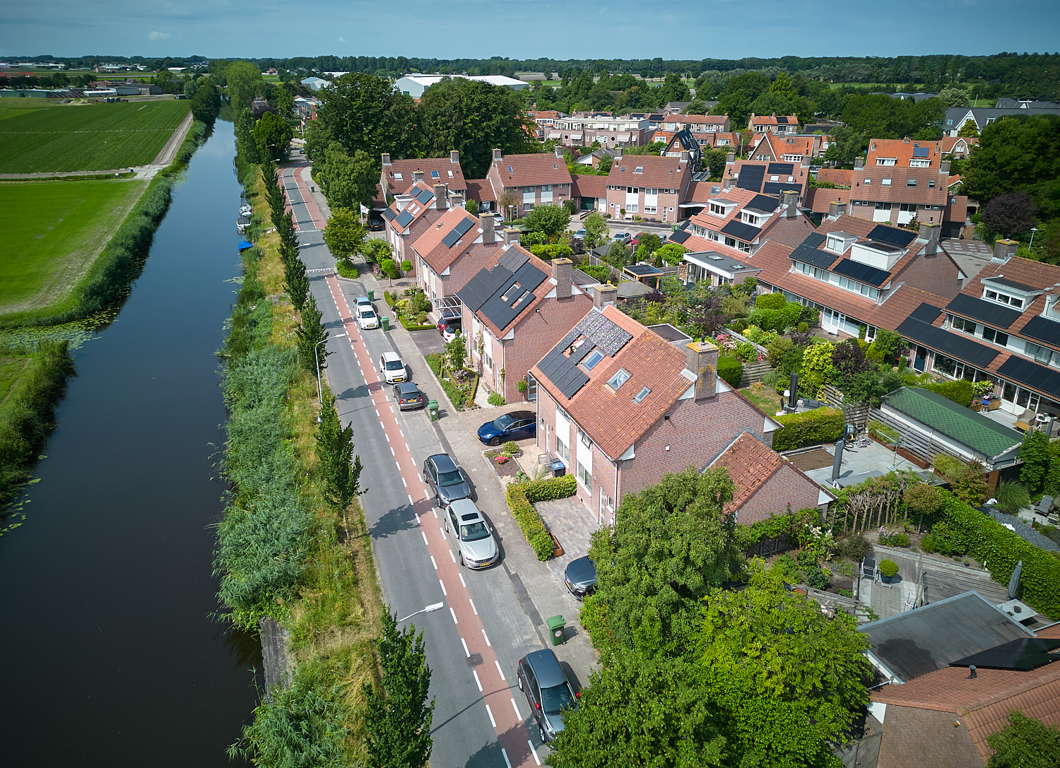 Nieuwbouw Oranjekade met de WKO-skid